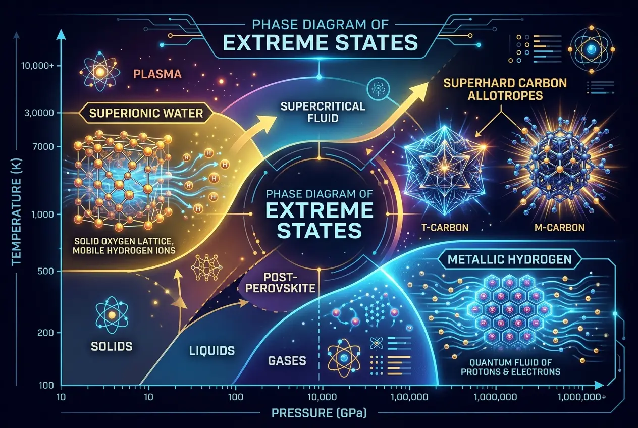 Visual explanation of Could Pressure Forge Unseen Materials for Future Tech?