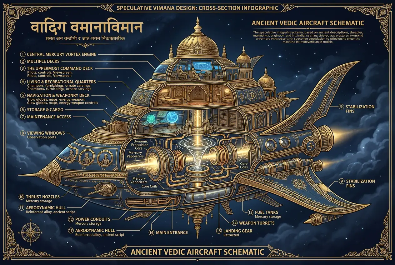 Visual explanation of Vimanas: Did Ancient India Master Flight?