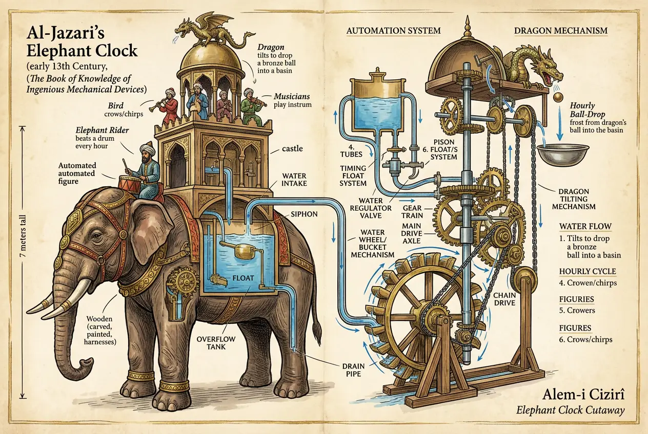 Visual explanation of Ancient Robotics: Did Automatons Precede AI?
