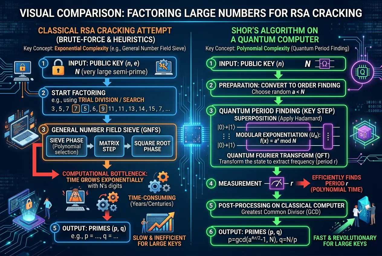 Visual explanation of Can Quantum Computers Break Every Encryption?