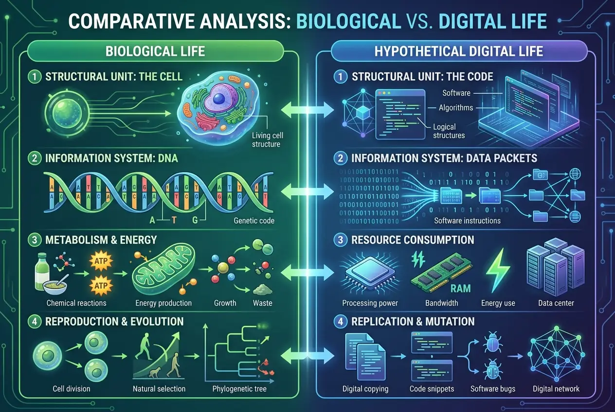 Visual explanation of Are Our Networks Hiding Digital Life Forms?