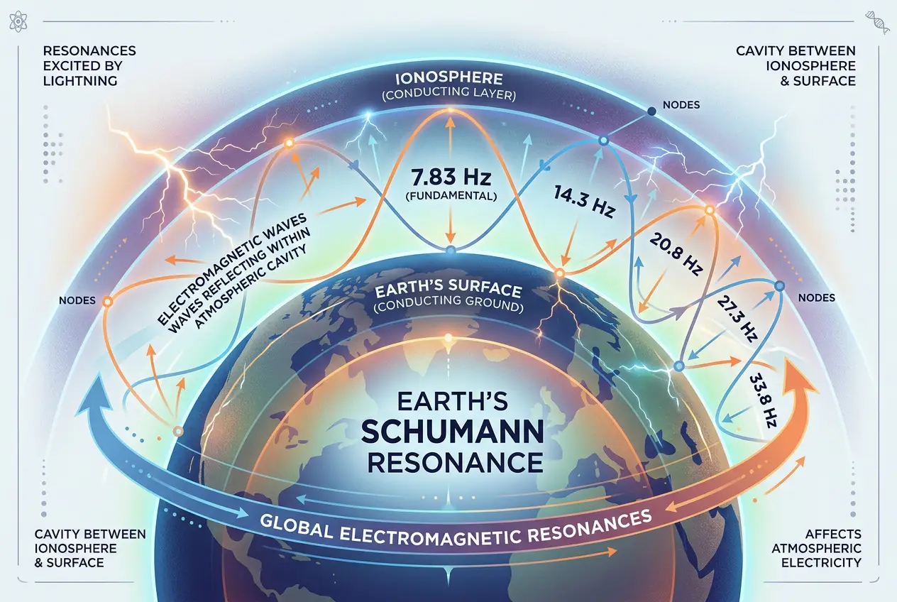Visual explanation of Earth's Hidden Pulse: Does Our Planet Hum a Secret Song?