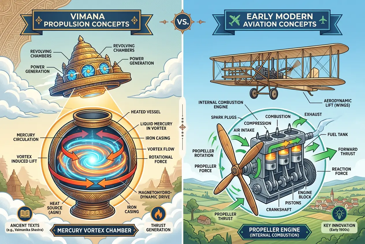 Visual explanation of Vimanas: Did Ancient India Master Flight?