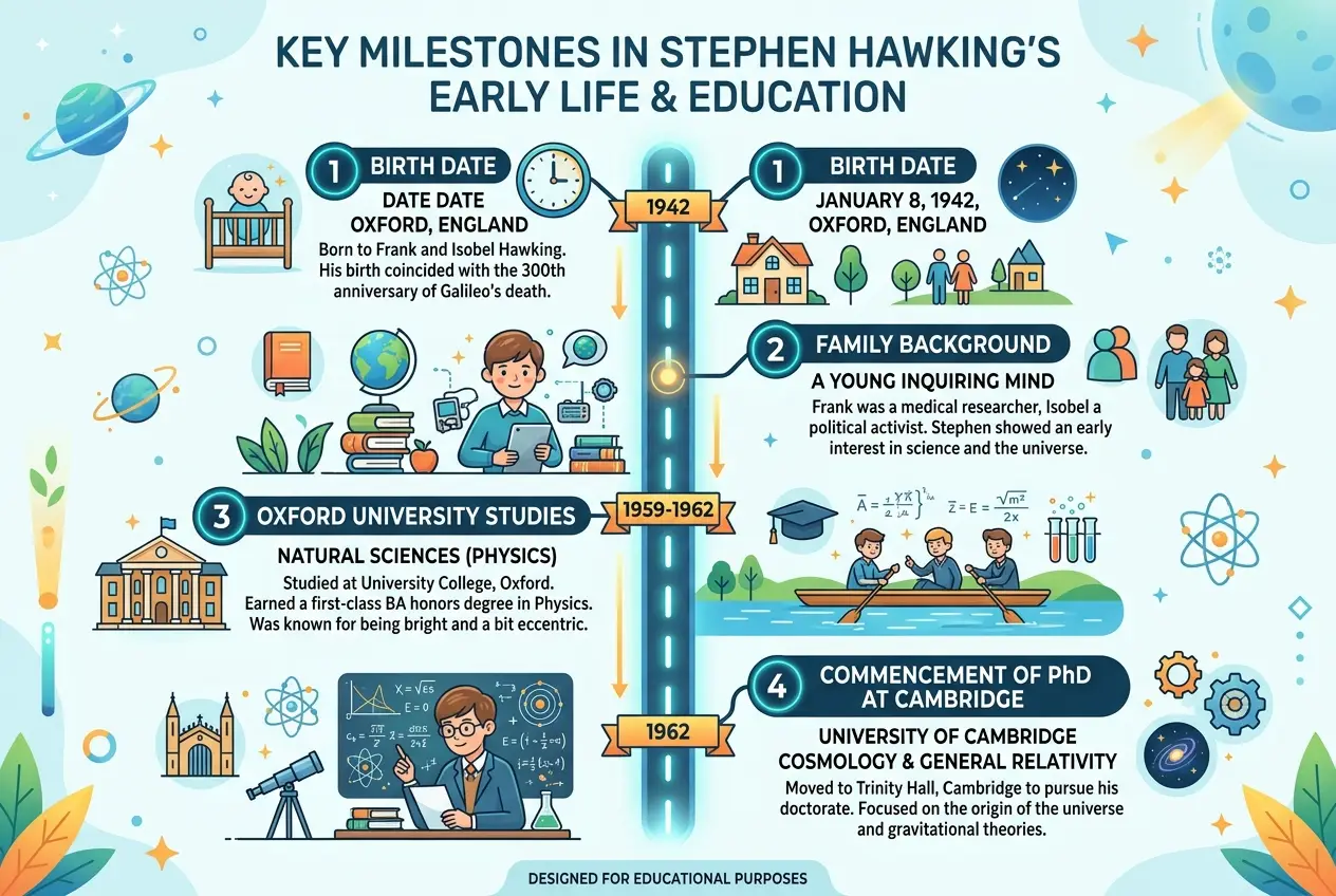 Visual explanation of Stephen Hawking: A Mind Beyond Gravity's Reach