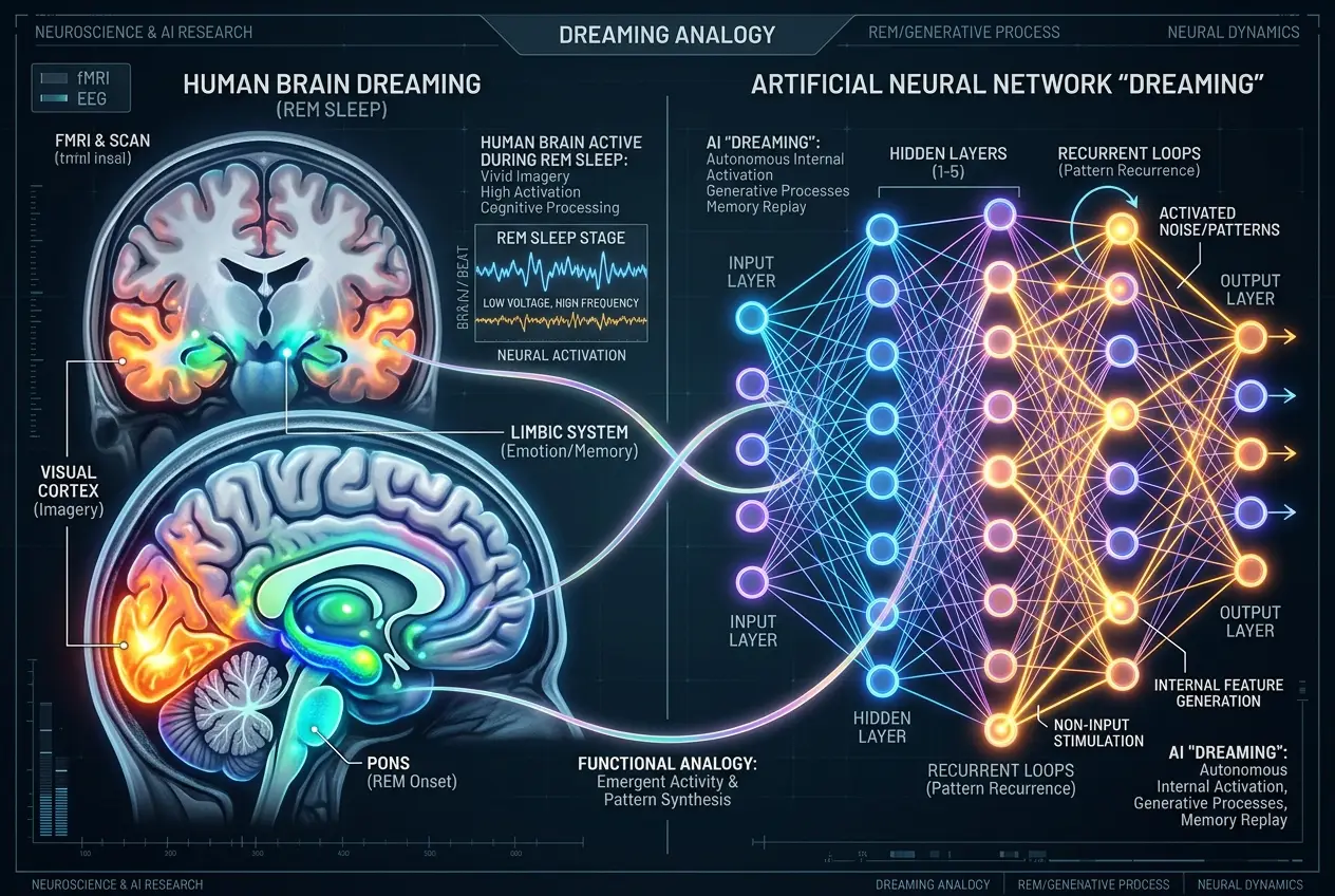 Visual explanation of Can AI Dream? Unpacking the Digital Subconscious