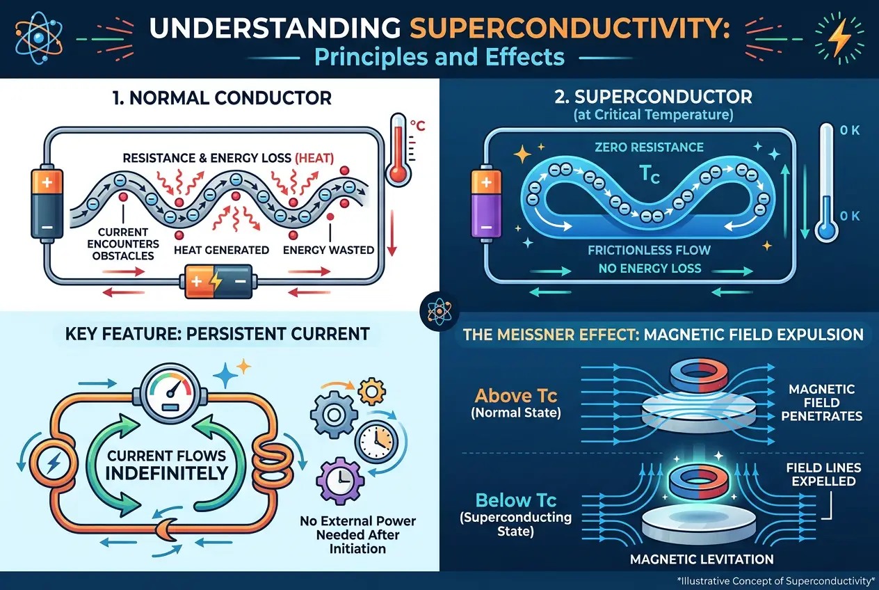 Visual explanation of Did Earth's Crust Hold Natural Superconductors?