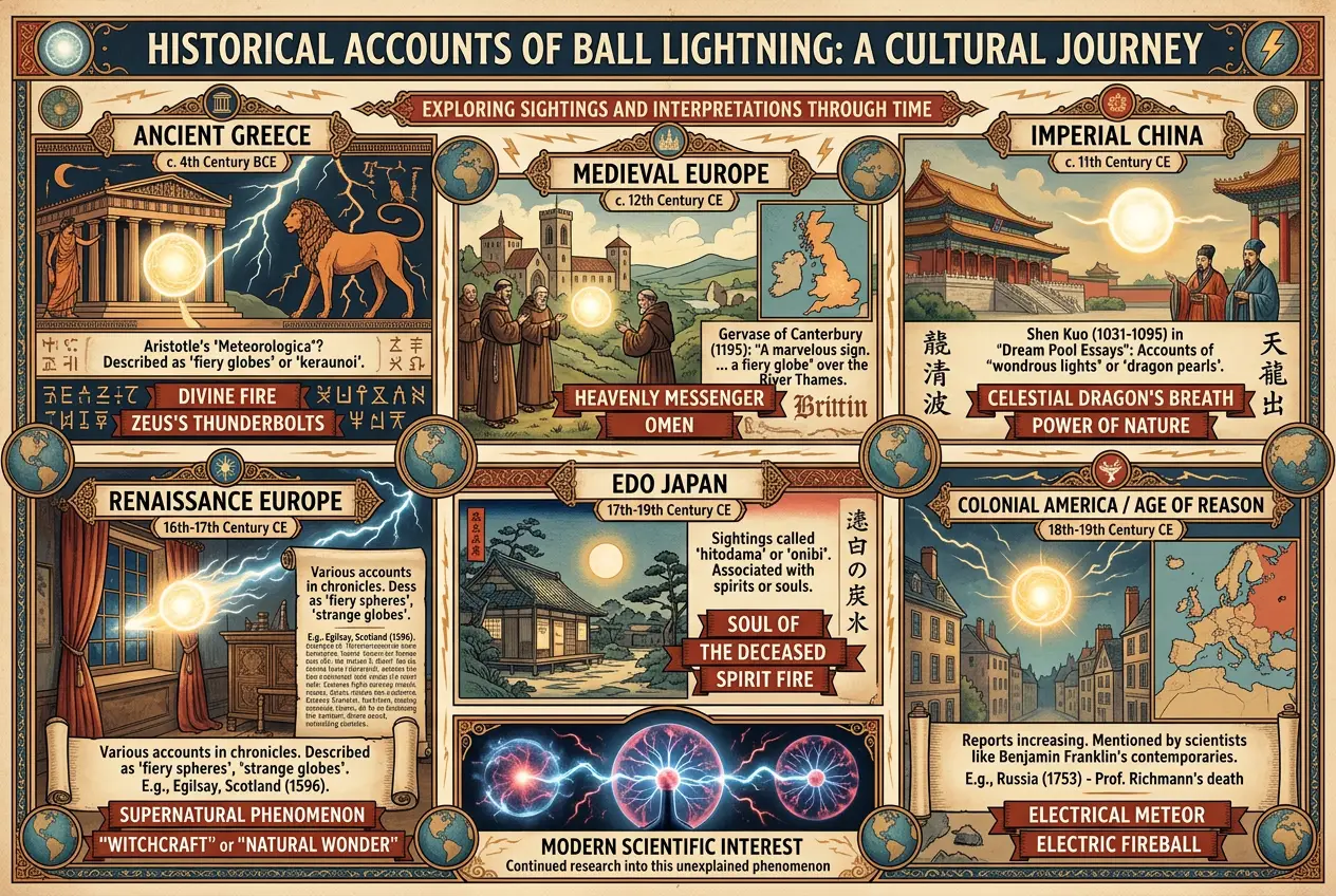 Visual explanation of Ball Lightning: Ancient Powers or Cosmic Plasma?