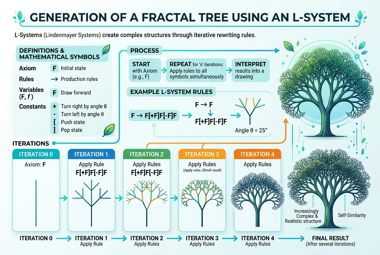 Visual explanation of Do Nature's Fractals Hide Universal Algorithms?