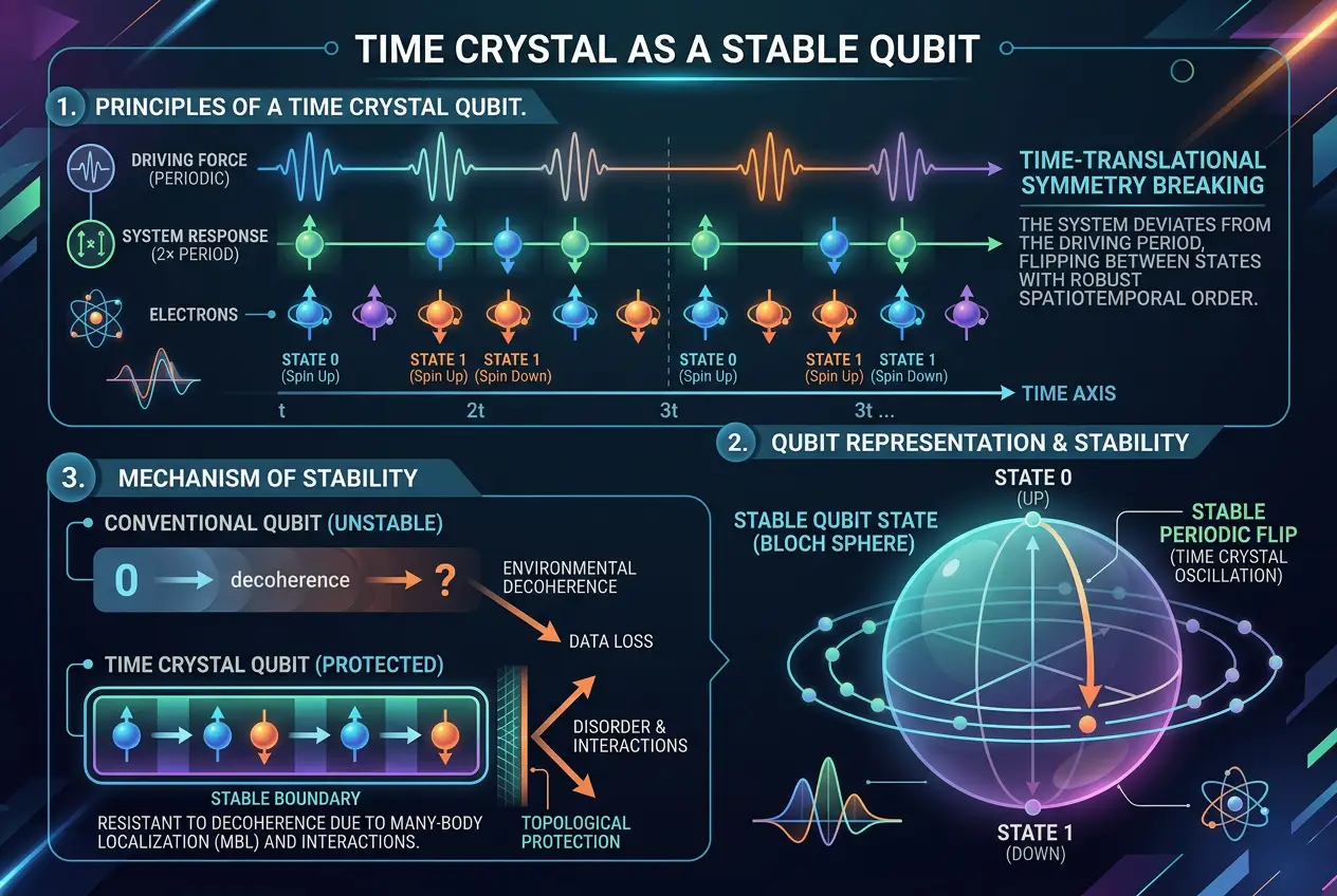 Visual explanation of Do Time Crystals Exist? Unpacking a New State of Matter