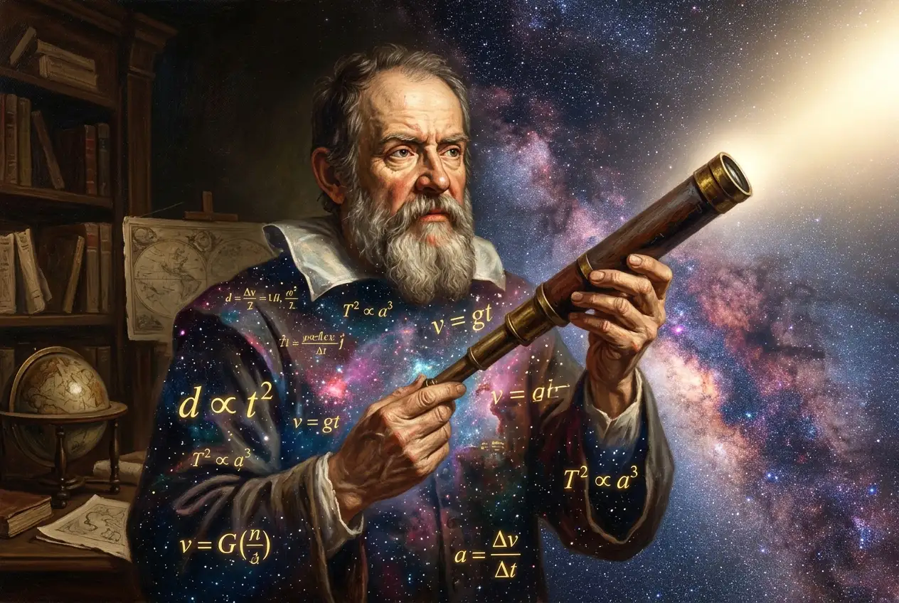 Visual explanation of Galileo: Unveiling Cosmos, Defying Dogma