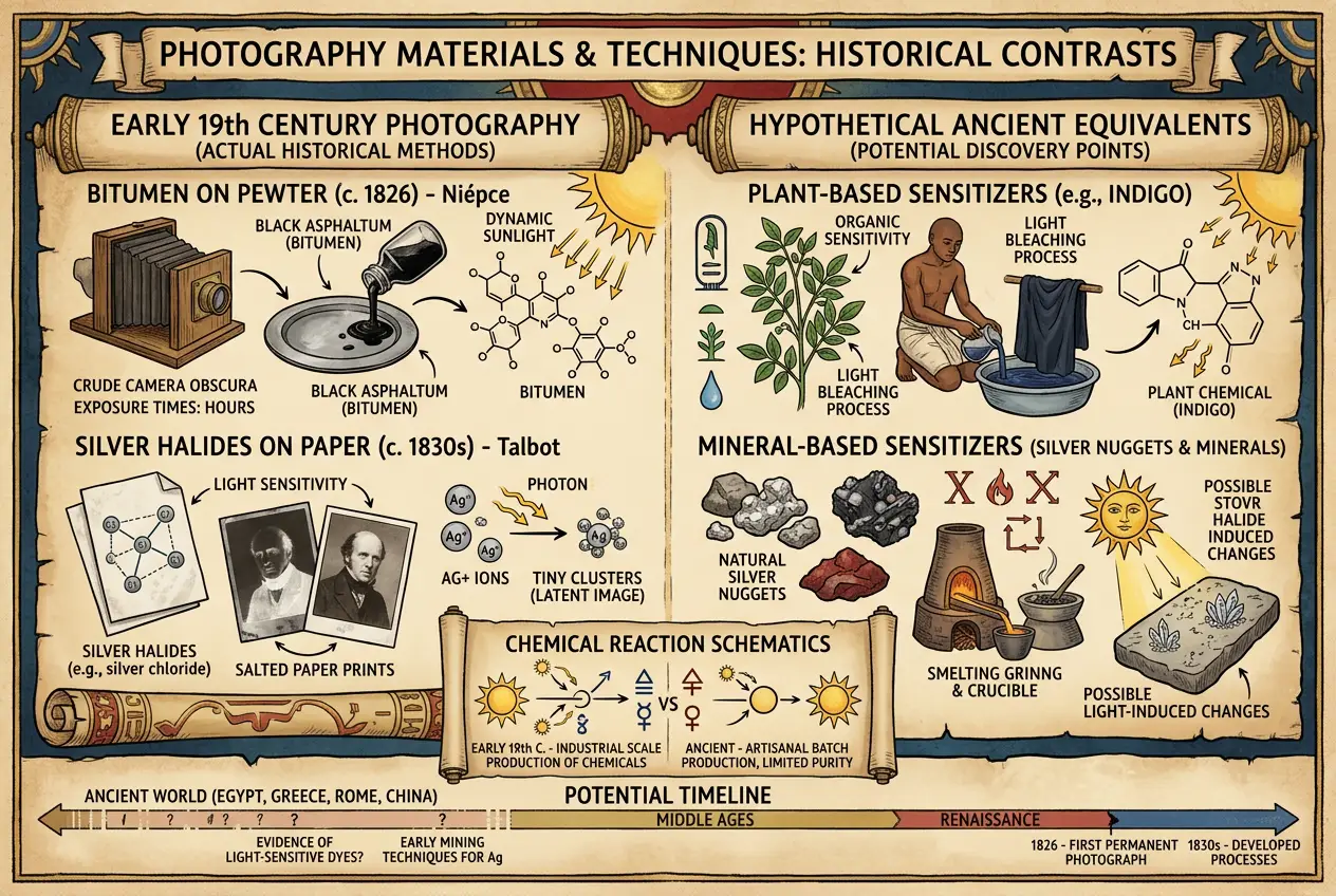 Visual explanation of Did Ancient Tech Capture Sunlight Images?
