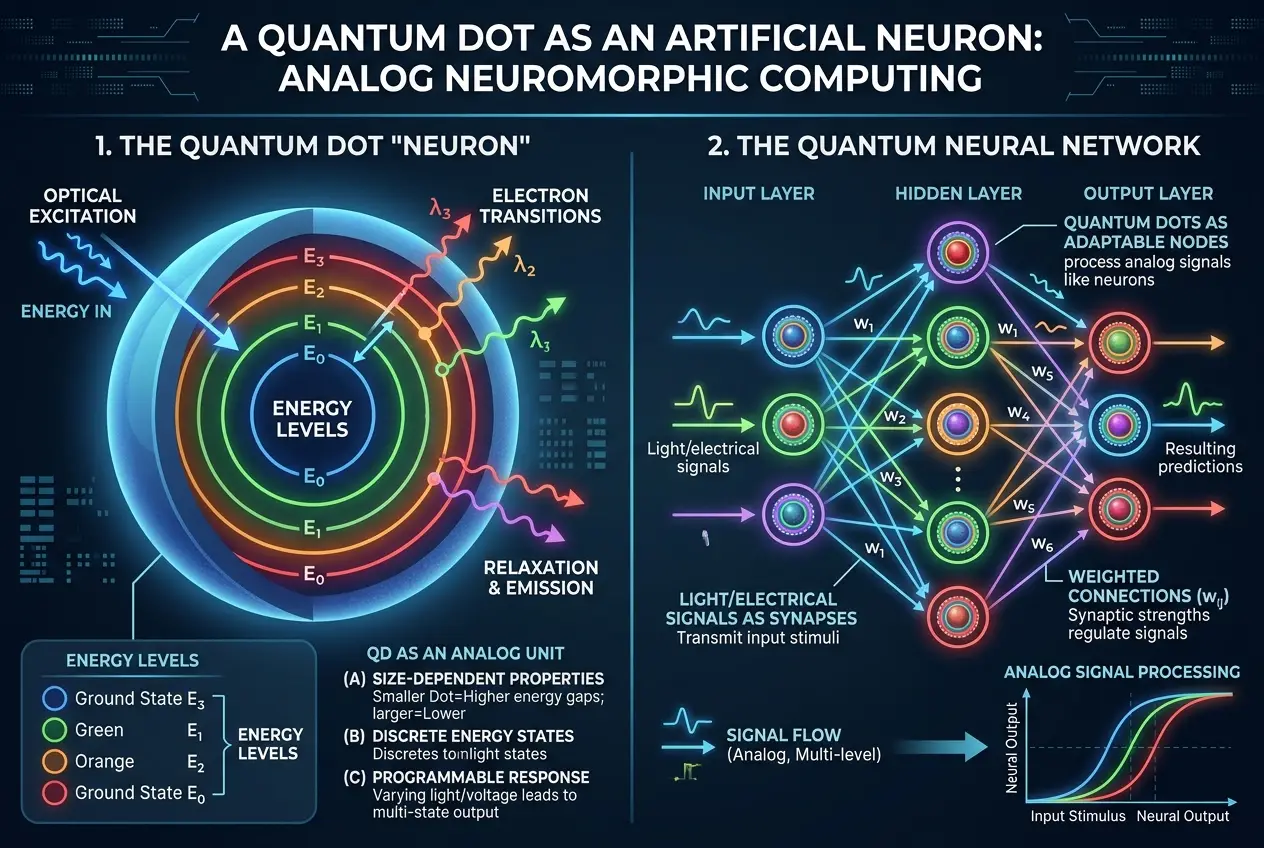 Visual explanation of Can Quantum Dots Unleash True Artificial General Intelligence?