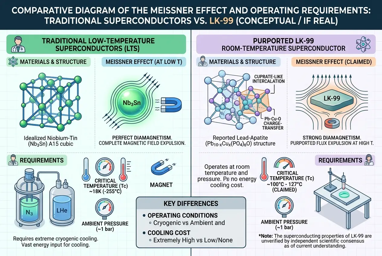 Visual explanation of Is Room-Temp Superconductivity Real? Tech's Holy Grail