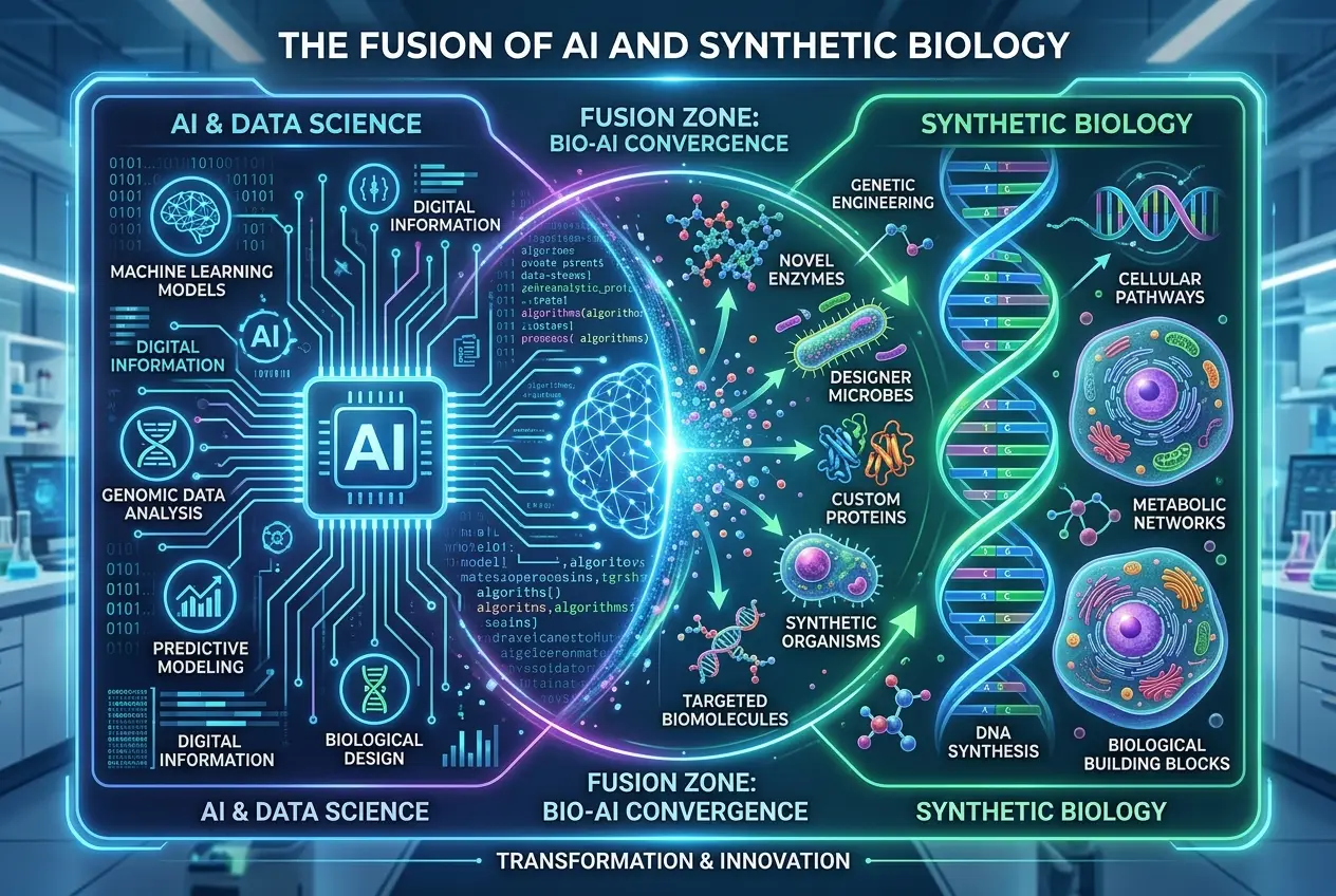 Visual explanation of Can AI Design Life Never Seen? Crafting Digital Biologies