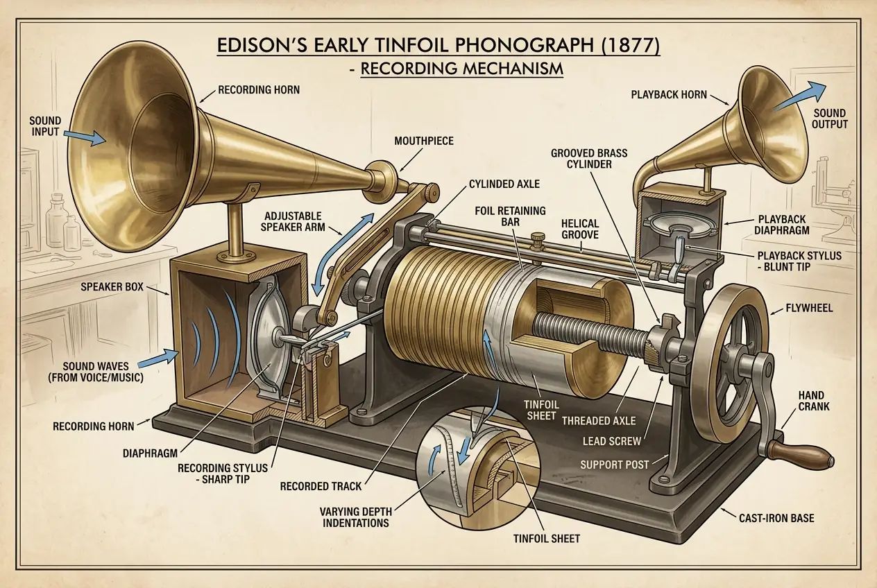 Visual explanation of Edison: The Mind Who Ignited Modern Life