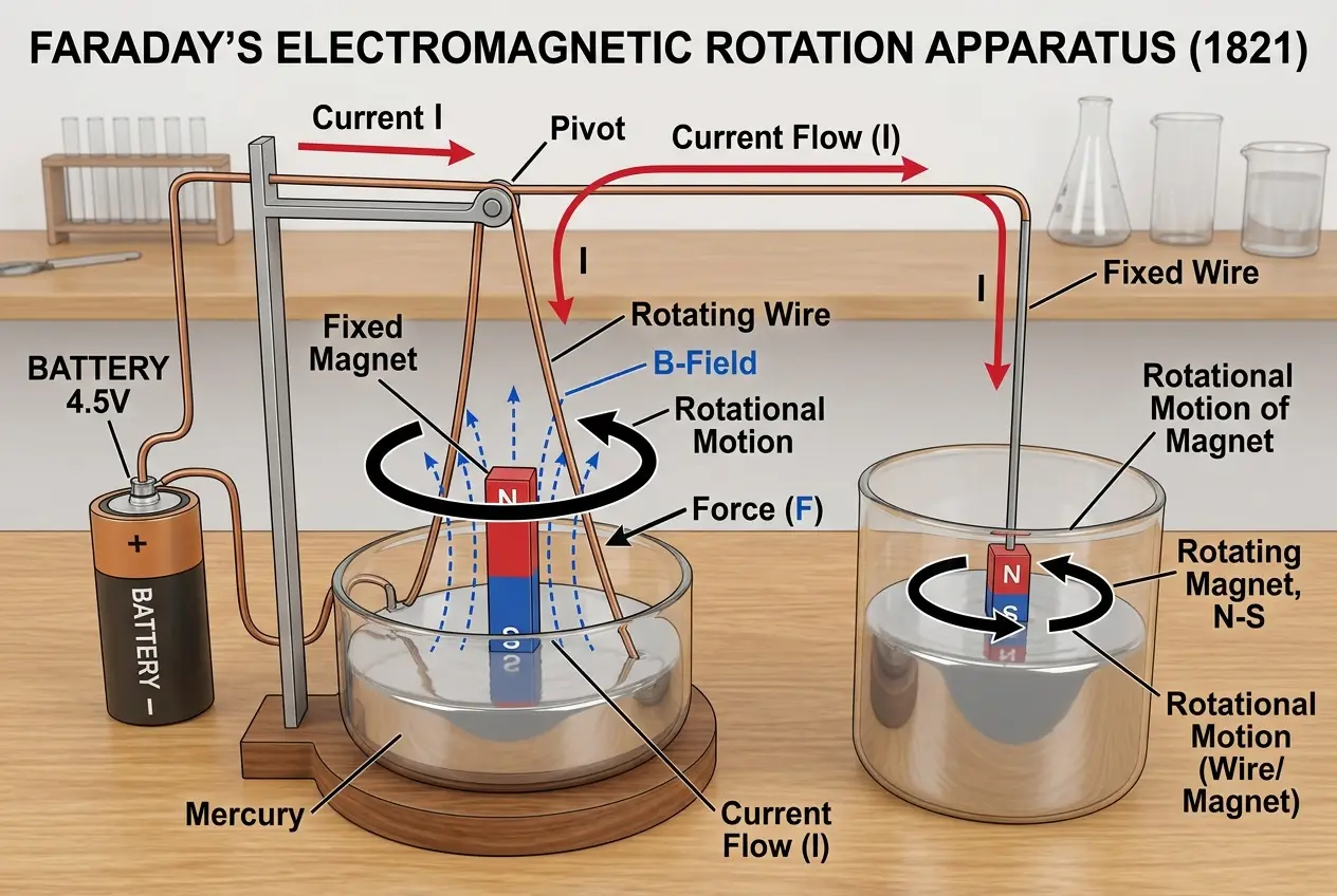 Visual explanation of Michael Faraday: The Mind Who Illuminated Our Modern World