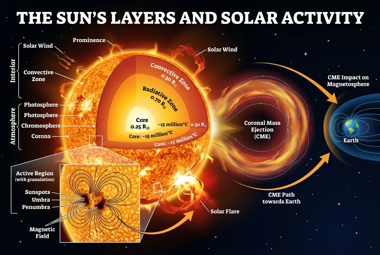 Visual explanation of Could Ancient Sundials Predict Solar Flares?