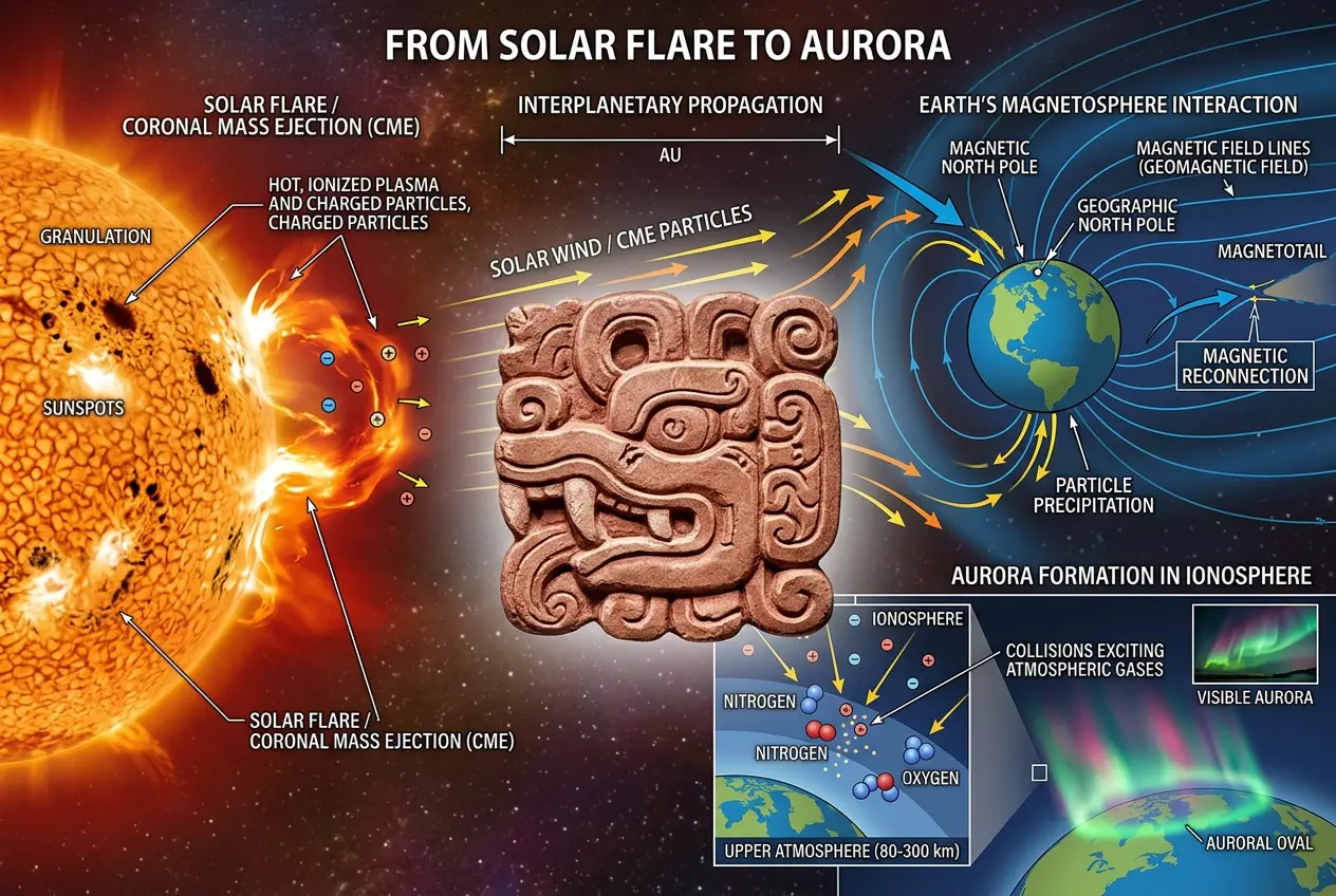 Visual explanation of Did Ancient Maya Predict Solar Flares?
