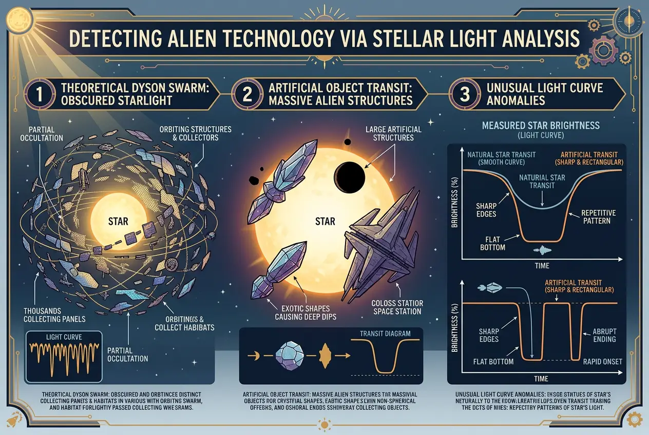 Visual explanation of Do Exoplanet Transits Hide Alien Tech?