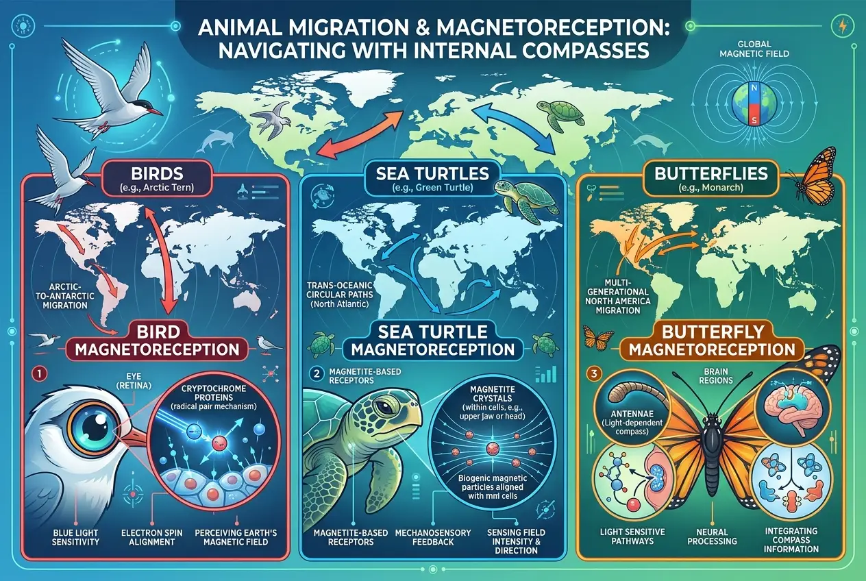 Visual explanation of Does Earth's Magnetic Field Affect Our Minds?