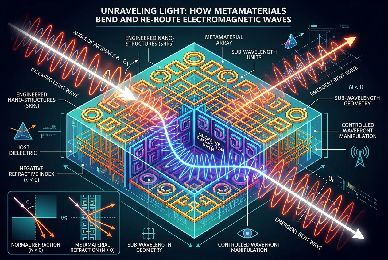 Visual explanation of Can Metamaterials Manipulate Light & Sound Like Magic?