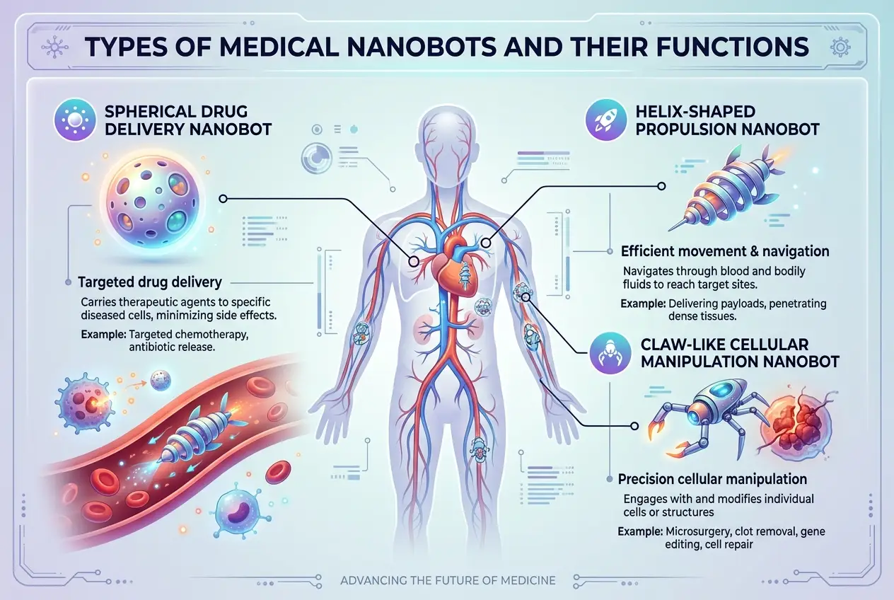 Visual explanation of Could Nanobots Repair Our Bodies From Within?