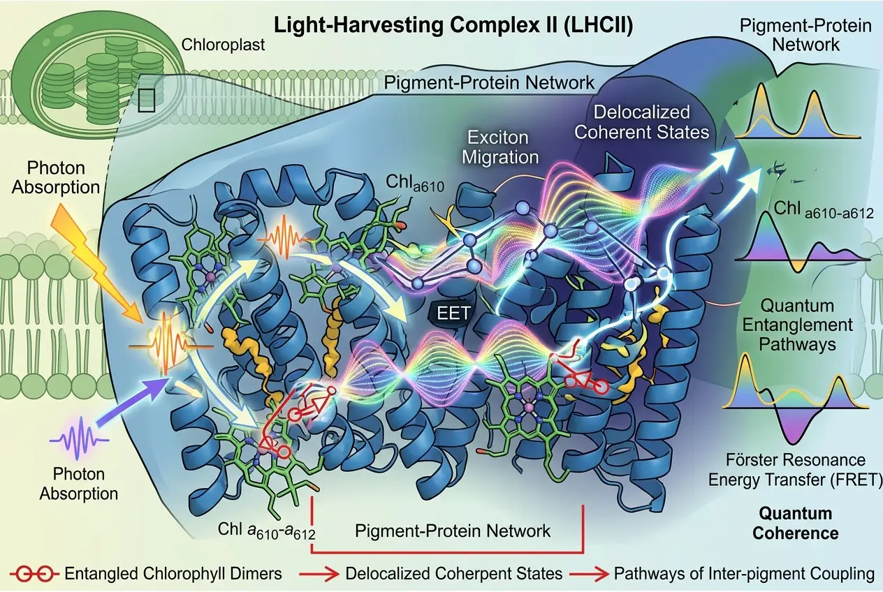 Visual explanation of Do Plants Use Quantum Entanglement to Talk?