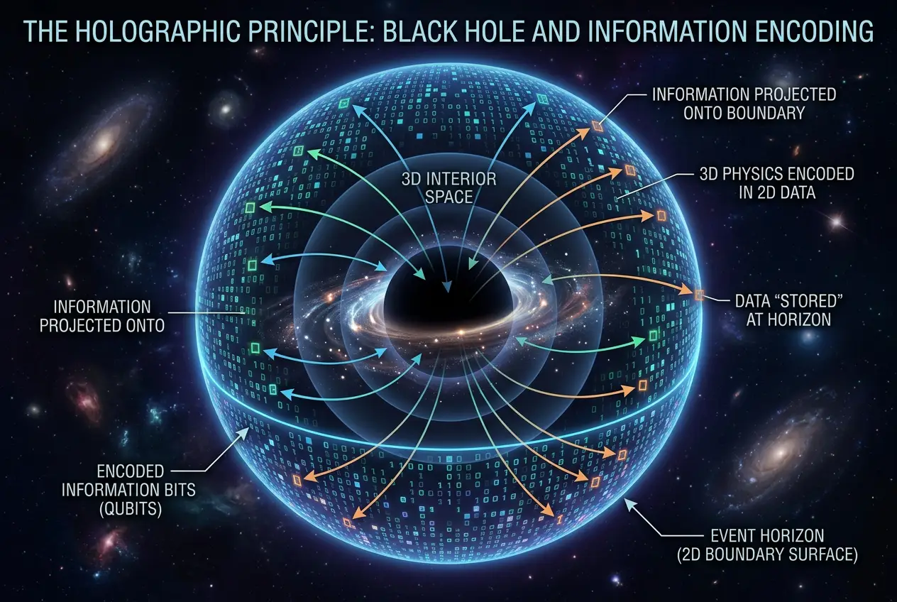 Visual explanation of The Universe's Biggest Secret: Is It a Hologram?