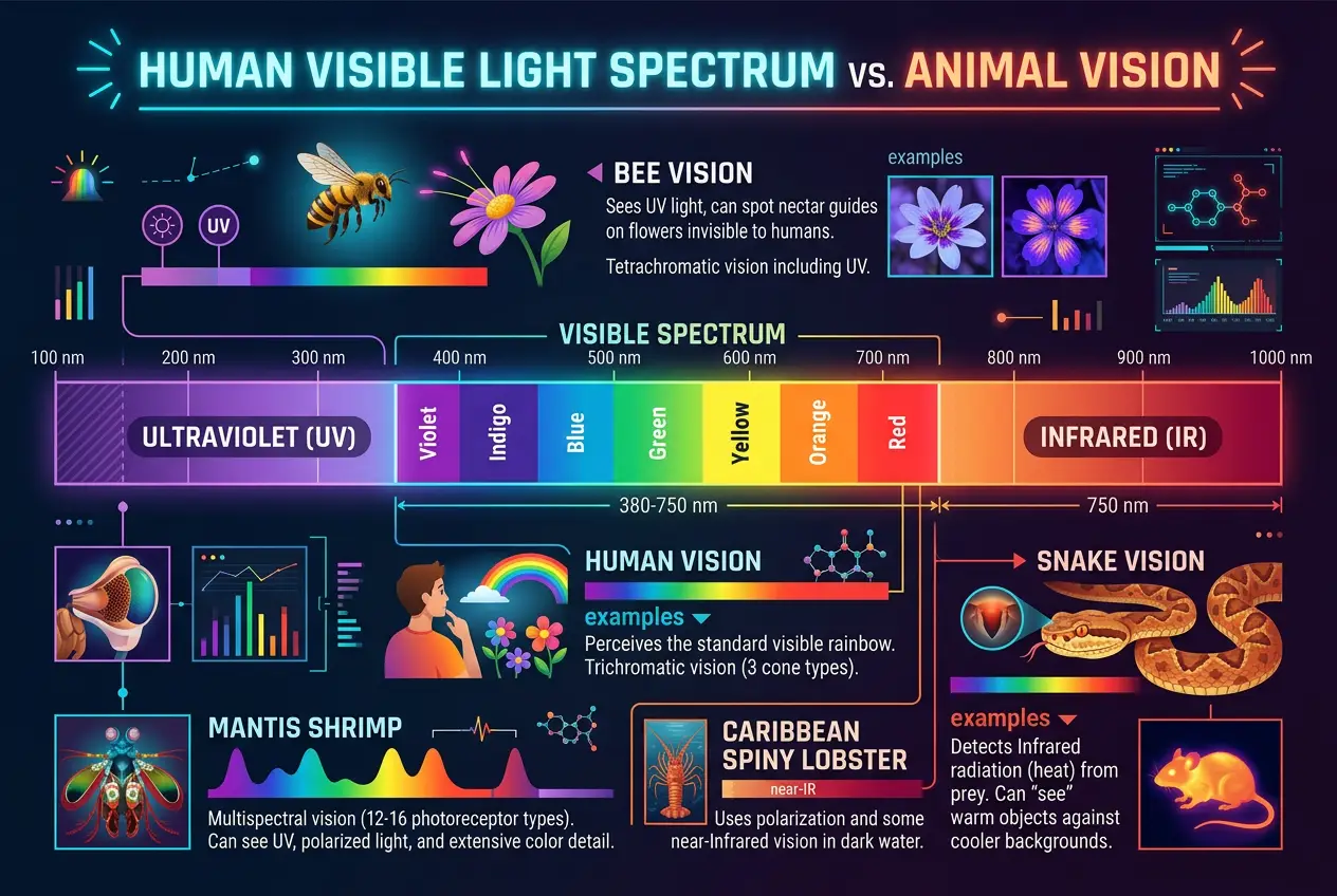 Visual explanation of Did Ancient Cultures See Invisible Light?