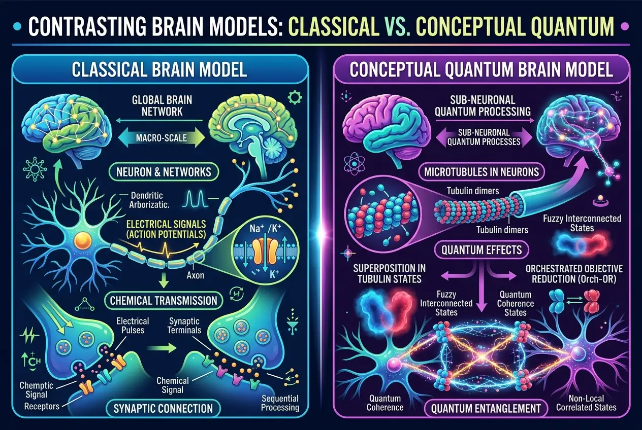 Visual explanation of Do Quantum Effects Influence Our Consciousness?