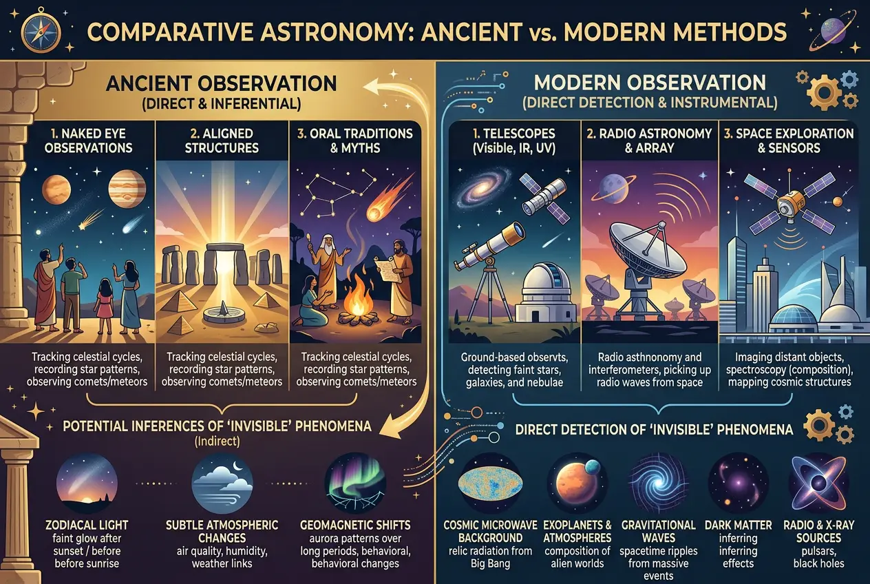 Visual explanation of Did Ancient Cultures Map Invisible Skies?
