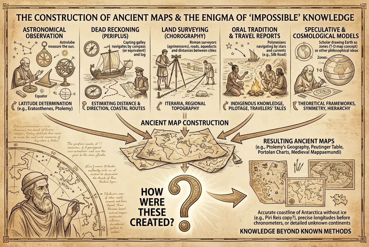 Visual explanation of Did Ancient Maps Predict Continental Drift?