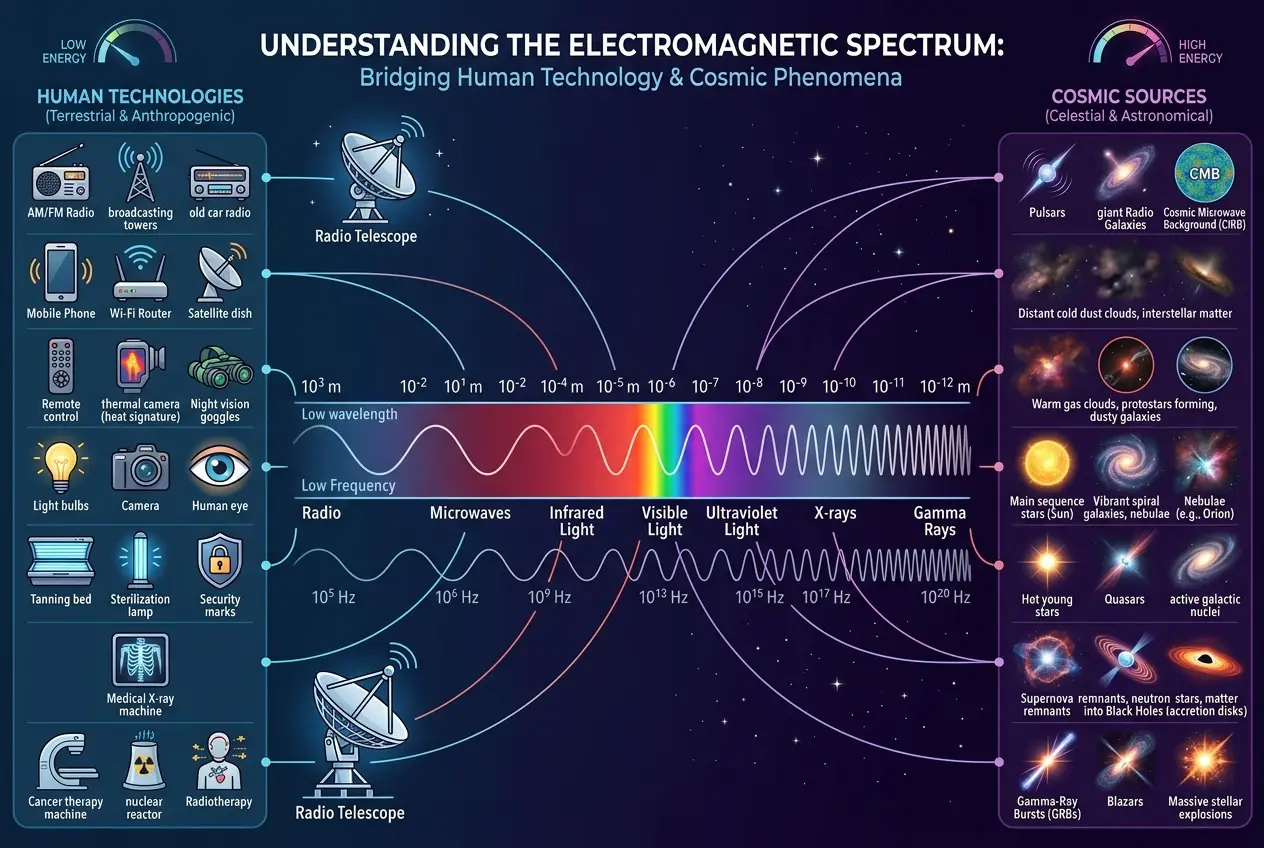 Visual explanation of Are Our Devices Hiding Alien Echoes? Decoding Cosmic Signals
