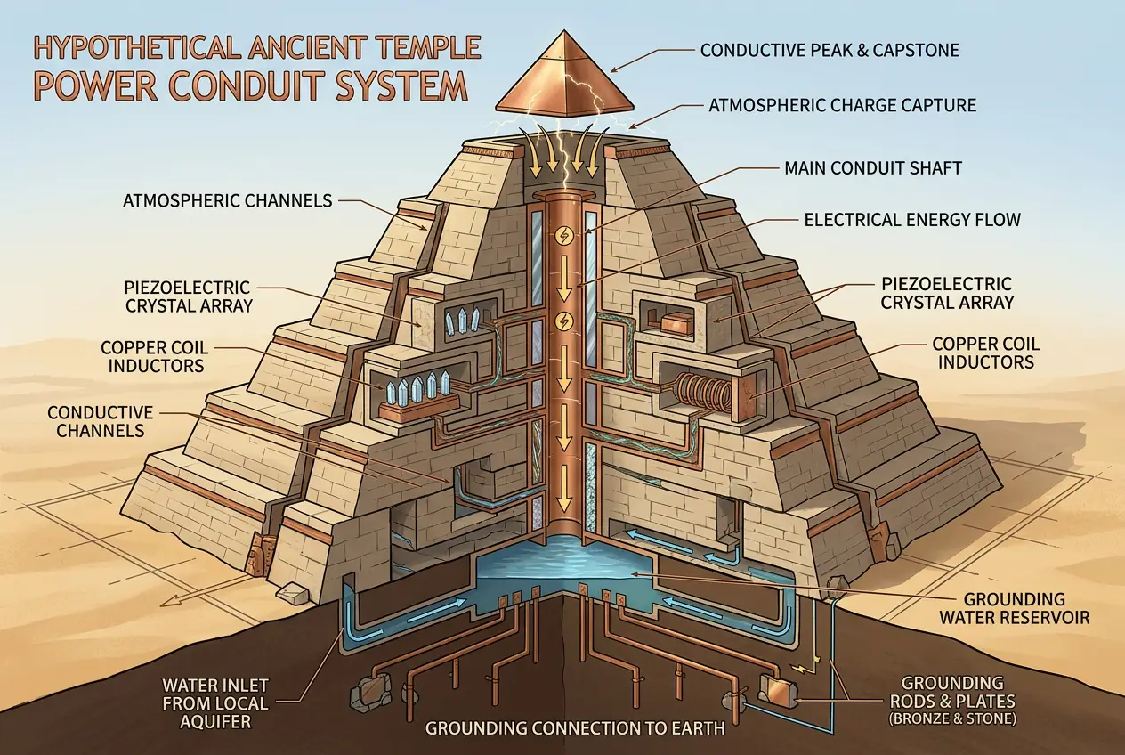 Visual explanation of Ancient Towers: Did They Harness Lightning's Fury?
