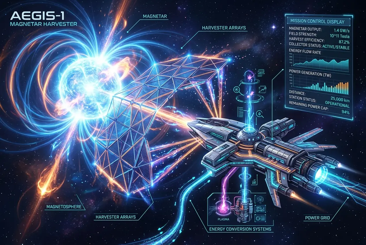 Visual explanation of Magnetars: Can We Harness Their Extreme Power?