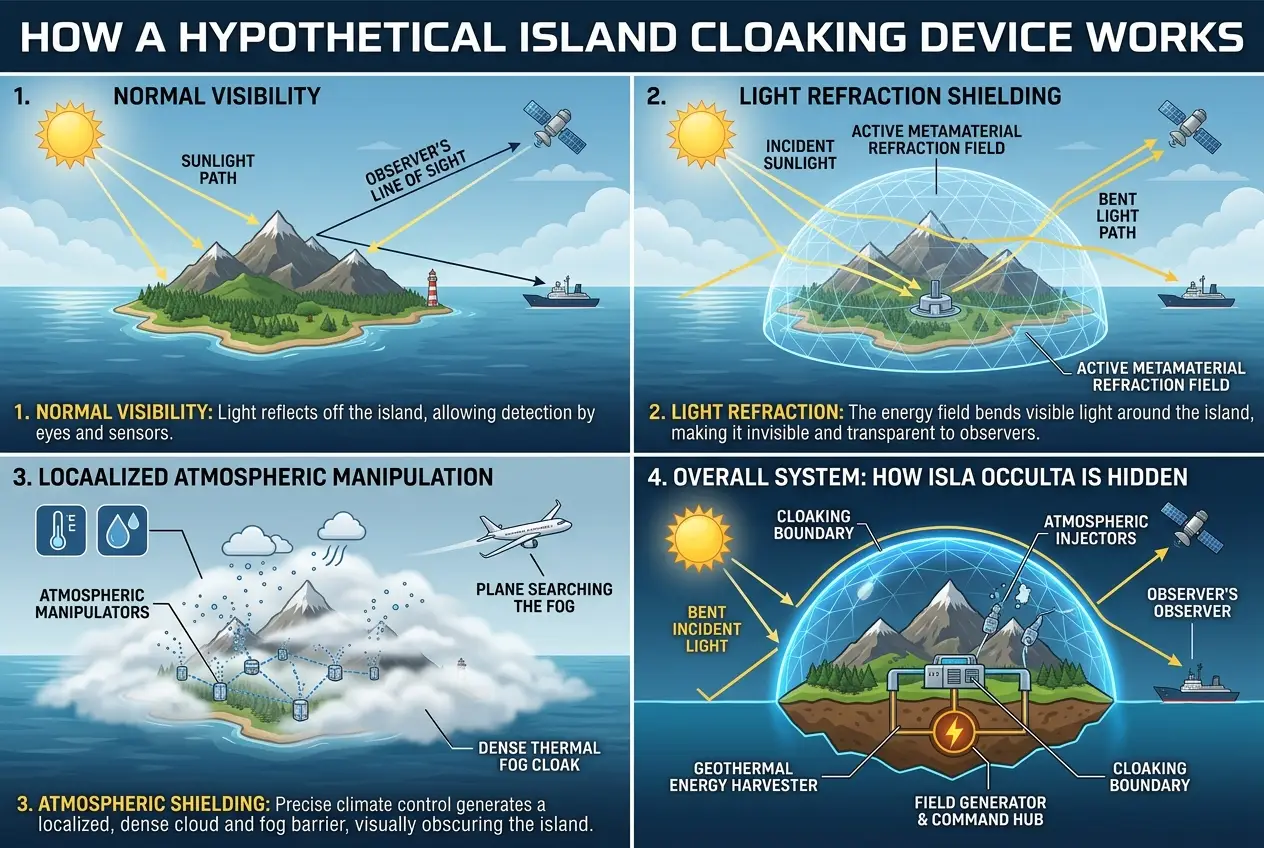 Visual explanation of Do Vanishing Islands Hide Advanced Tech?
