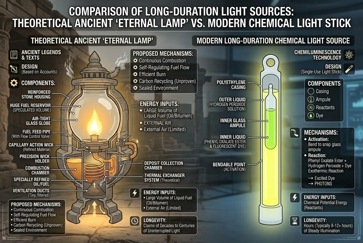 Visual explanation of Ancient Lamps: Was Eternal Light Real?