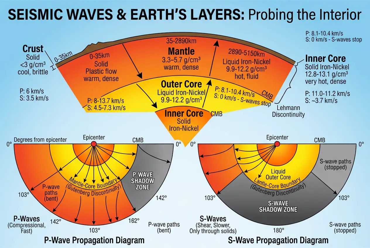 Visual explanation of Is Earth's Core a Giant Crystal? Decoding Seismic Clues
