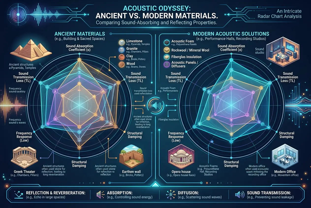 Visual explanation of Can Ancient Structures Focus Sound? Echoes of Lost Tech
