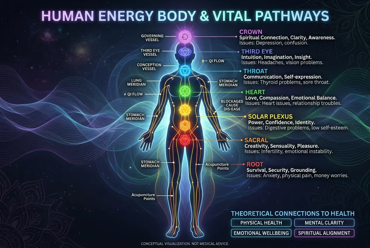 Visual explanation of Quantum Healing: Did Ancients Tap Bio-Fields?