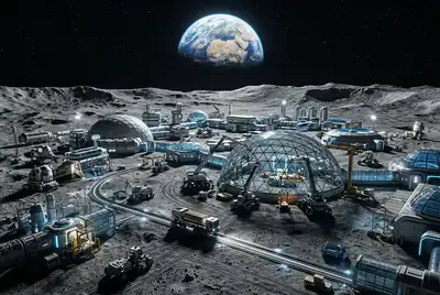 Could AI Build Our First City on the Moon?