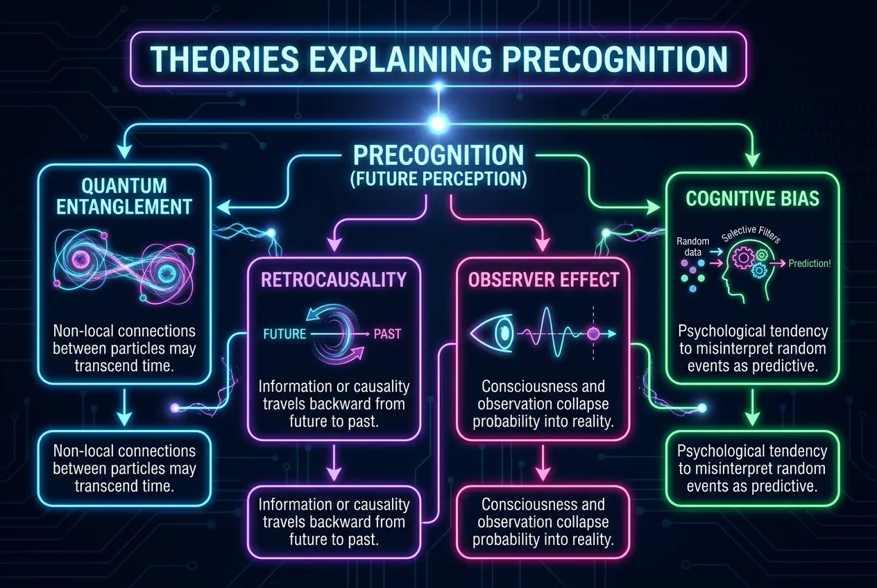 Visual explanation of Can Brains 'See' the Future? Unpacking Precognition