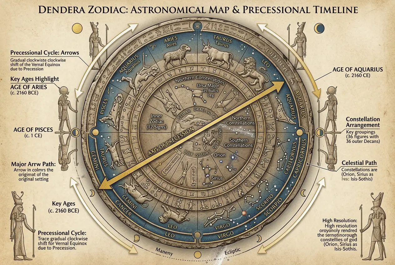 Visual explanation of Did Ancient Sites Predict Earth's Axis Wobble?