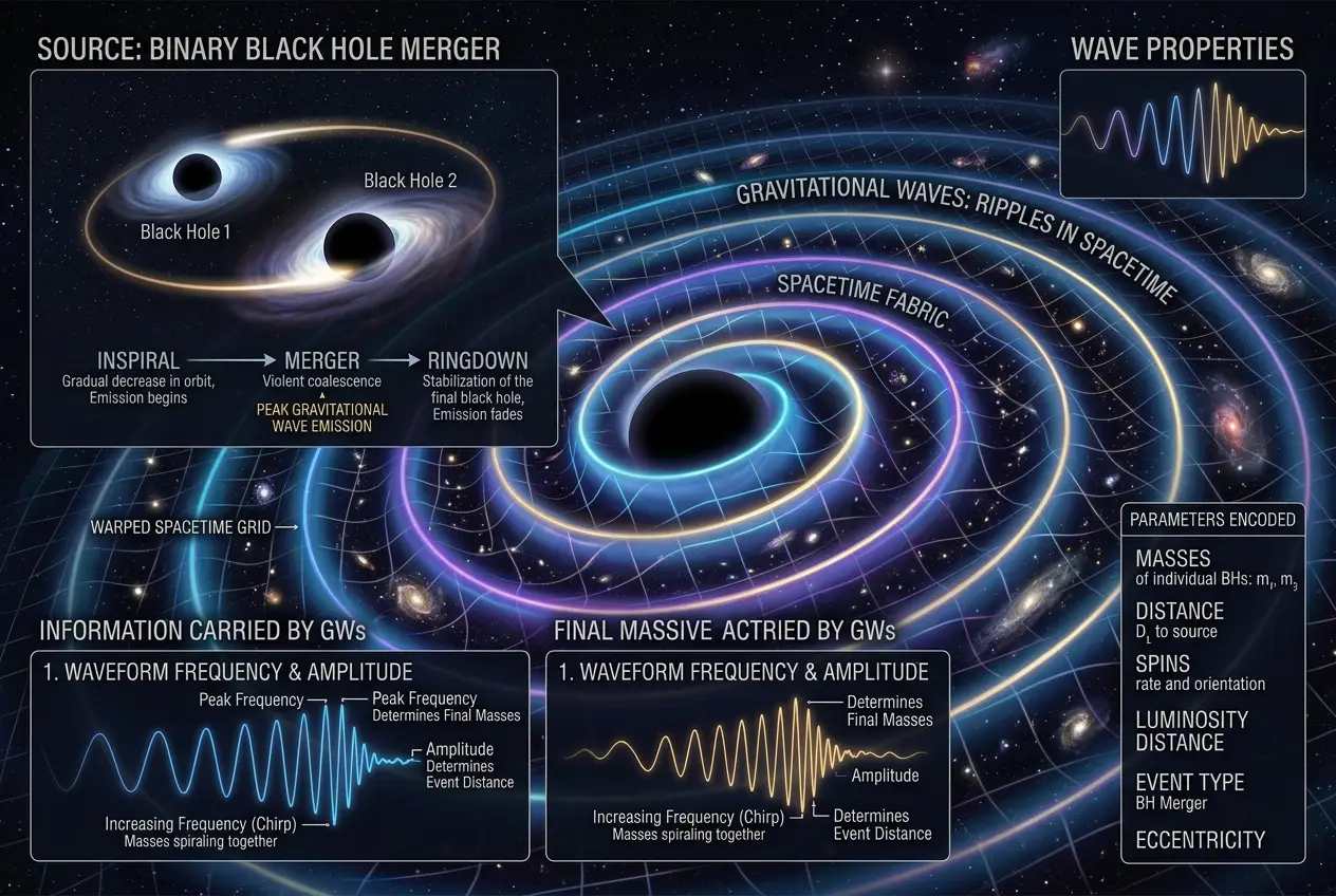 Visual explanation of Do Gravitational Waves Hold Universe's Hidden Data?