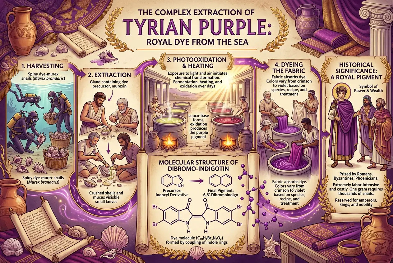 Visual explanation of Did Ancient Dyes Hold Quantum Secrets?
