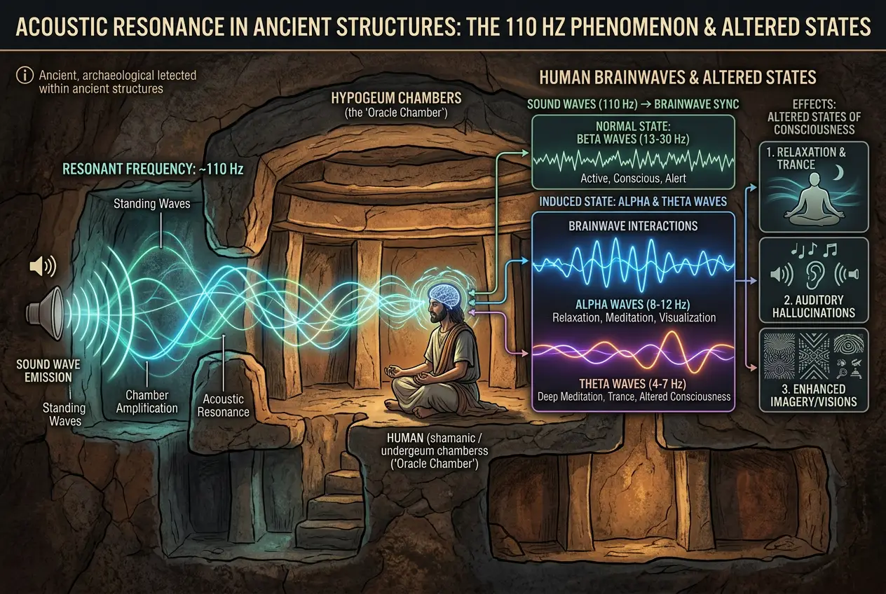 Visual explanation of Did Ancients Program Reality Using Sound?