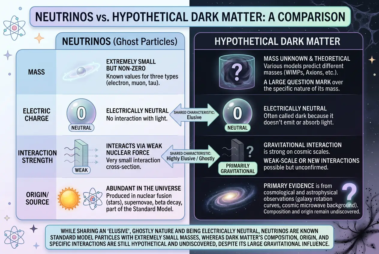 Visual explanation of Are Ghost Particles Secretly Shaping Our Universe?