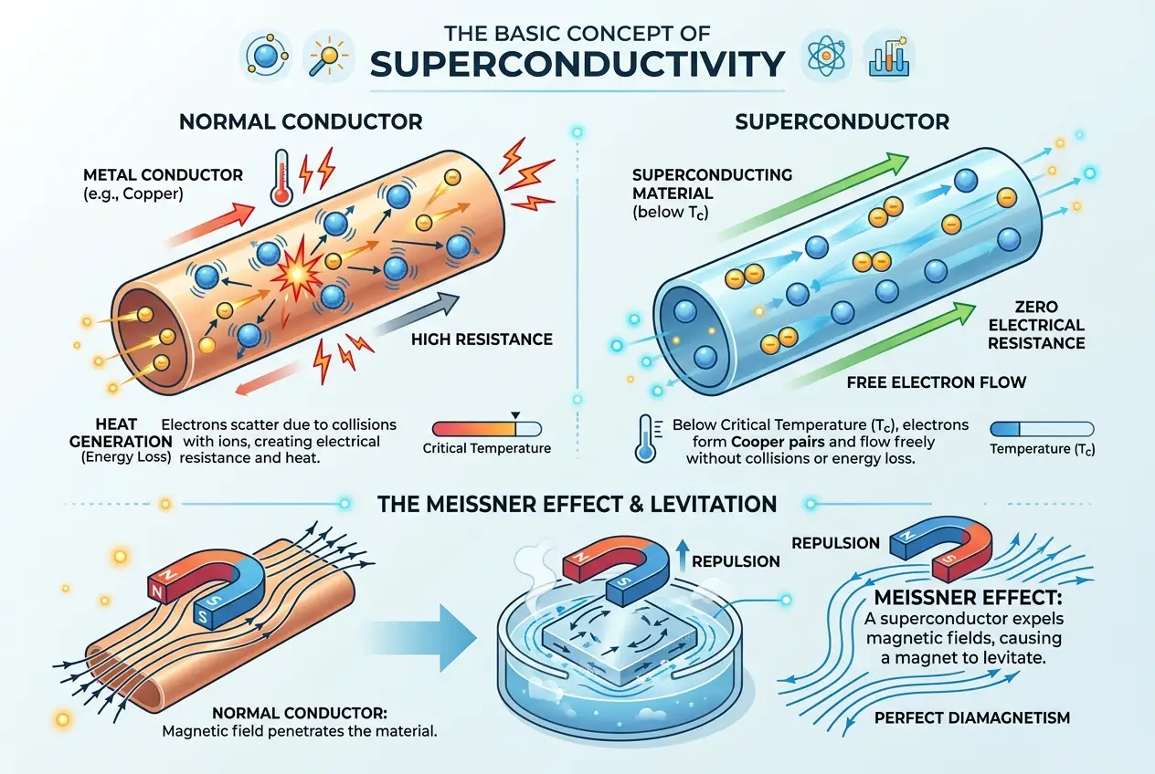 Visual explanation of Is Room-Temp Superconductivity Real? Tech's Holy Grail