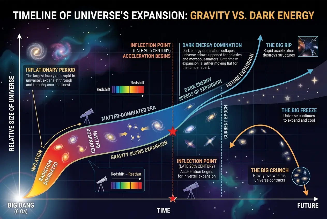 Visual explanation of Does Phantom Energy Tear Our Universe Apart?