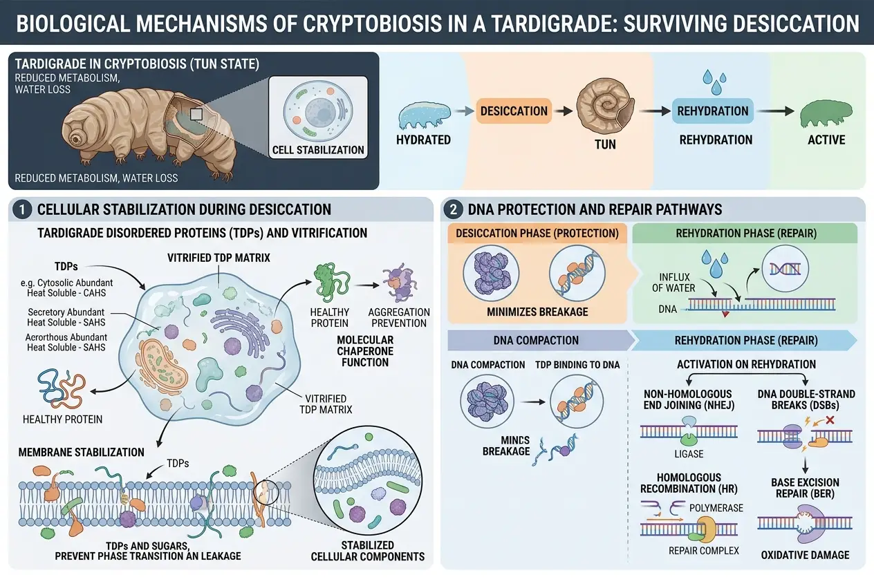 Visual explanation of Can Tardigrades Teach Us True Immortality?